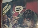HEAVY CRUISER LUCKY DOG LP PROMO DECAL FAMILY PRODUCTIONS FROM 1973 VG+