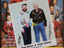 WADE JACKSON signed 8x10 w/ Nate Gibson & the Stars of Starday 2xLP FREE SHIP