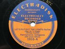 78 RPM  JAZZ  Electradisk 1916: Tom Berwick (as Pennsylvania Collegians) - 1932