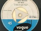 VERY RARE - CHARLES BROWN & BAND - 1956 VOGUE 45rpm ROCK'n'ROLL SINGLE 45/V 9061