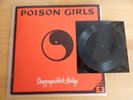 POISON GIRLS - Chappaquiddick Bridge FIRST UK PRESS 1980 + 7'inch Flexi CRASS
