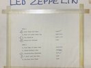Led Zeppelin 1 White Label Promo  Super Rare  With Letter Authentication