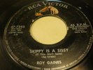 188...ROCKABILLY 45...ROY GAINES...SKIPPY IS A SISSY...RCA...PLAYS GREAT... VG