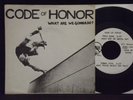 CODE OF HONOR - WHAT ARE WE GONNA DO ? 7'' 45 RARE SF SKATE PUNK , J.F.A. , KBD