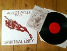 ALBERT AYLER TRIO: SPIRITUAL UNITY - ORIGINAL ESP MONO, SILKSCREEN WITH BOOKLET
