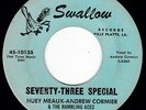 Cajun Accordion Drone HUEY MEAUX - ANDREW CORMIER Seventy-Three Special 45 HEAR