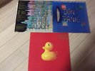 2 HITCH-HIKERS GUIDE TO GALAXY VINYL RECORDS.DON'T PANIC & RESTAURANT AT THE END