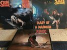 OZZY OSBOURNE   'DIARY OF A MADMAN 'BLIZZARD OZZ'  'BARK AT THE MOON'