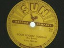 ROCKABILLY 78 - ELVIS PRESLEY -  GOOD ROCKIN' TONIGHT  - HEAR -1954 SUN -210