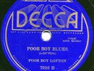 BLUES - POOR BOY LOFTON 