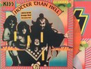 KISS HOTTER THAN HELL LP COLORED W/POSTER