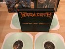 Megadeth ?Death By Design Warheads On Foreheads Clear Vinyl Signed  Dave Sealed