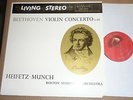 Heifetz/Munch BEETHOVEN Violin Concerto - Classic Records/RCA LSC-1992