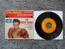 RARE ROCKABILLY-ELVIS PRESLEY-KID GALAHAD-EP-45-RARE ORANGE LABEL-(NM-)