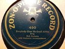 Ragtime BOB ROBERTS Comic EARLY ZONOPHONE RECORD 490 Everybody Gives me ADVICE