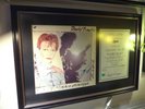 DAVID BOWIE - Signed & Framed LP  With Official Certificate of Authenticity