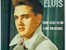 ELVIS PRESLEY- GREAT IMAGE ON THIS FRENCH REISSUE SINGLE