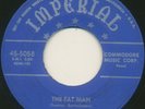 FATS DOMINO THE FAT MAN DETROIT CITY BLUES IMPERIAL LABEL 45-5058 MINT- ORIGINAL