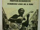 Autographed cover Fenton Robinson Somebody Loan Me A Dime 1974 Chicago Blues LP