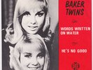 BAKER TWINS He's No Good  M- Denmark 45 girl group Tony Hatch mod HEAR