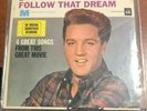 Elvis Presley Follow that Dream EP Canadian 1st pressing near mt