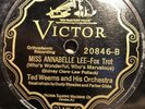 Jazz 78RPM Ted Weems Orch ‘Miss Annabelle Lee’ USA Victor HOT
