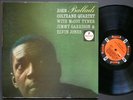 JOHN COLTRANE QUARTET Ballads LP IMPULSE AS 32 US 1963 McCoy Tyner Elvin Jones