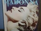 MADONNA TRUE BLUE HONG KONG CLEAR LP & POSTER LIVE TO TELL PAPA DON'T PREACH