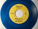 THE BEATLES /  LOVE ME DO / TOLLIE / BLUE VINYL / REPRODUCTION
