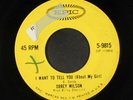 OBREY WILSON: I Want To Tell You / In A Woman's Eyes 45 (yellow lbl, xol, tol)