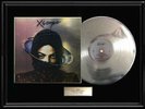 MICHAEL JACKSON XSCAPE ALBUM FRAMED LP WHITE GOLD SILVER PLATINUM TONE RECORD LP