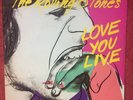 Rolling Stones Love You Live 1977 2 LP COC 2-9001 Warhol COVER VINYL EX+ Jagger