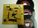 Jazz sax 3-EP set Jam Session #4 on Clef Benny Carter Stan Getz Wardell Gray NM-