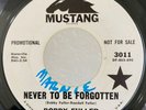 Garage PROMO 45 Bobby Fuller Four Never To Be Forgotten on Mustang HEAR
