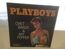 CHET BAKER & ART PEPPER - PLAYBOYS - PACIFIC JAZZ - BLACK MONO DG ORIGINAL - NM