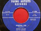 Bingo Miller  Martha Sue b/w I Know A Valley Young Artist Records 45
