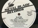 SLAYER - Hell Awaits Vinyl Record LP - 1988 - Metal Blade Records - 2nd press