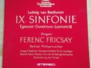 Beethoven Sym. No.9 - Ferenc Fricsay - 1st. Stereo DGG - 2 records
