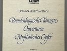 B465 Bach Brandenburg Concertos Baumgartner 5LP Archiv DGG SKL 122/126 Stereo