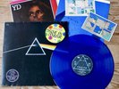 PINK FLOYD - DARK SIDE OF THE MOON - BLUE VINYL LP STICKERS POSTERS - 1978 DC13