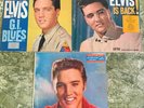 3 LP’s ELVIS PRESLEY IS BACK, G.I. BLUES, LP FANS ONLY VINYL RECORDS VG+