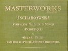 284g4.  Oscar Fried - Symphony #6 (Tschaikowsky, Op. 74) - Columbia 119 (5 rec)