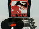 Metallica Kill 'Em All record album LP heavy metal rock EUC 1983 Cliff Burton