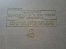 TCHAIKOVSKY CONCERTO IN D FOR VIOLIN & ORCH BRONISLAW HUBERMAN L2335-38
