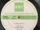 THIN LIZZY BBC transcription disc In Concert 274