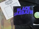BLACK SABBATH Master of Reality GREEN LABEL BS-2562 + POSTER Ozzy Osbourne EX7