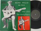 Blues LP Blind Willie McTell, The Early Years 1927-1933, Yazoo L-1005.