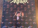 ANTHRAX Among The Living 1987 Megaforce Records Gold Stamped Promo Free Shipping