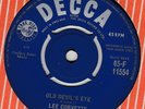 Lee Corvette * Old Devil’s Eye * UK Decca 45 Popcorn Rocker R G Jones sound Mint