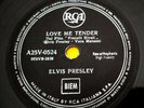ELVIS PRESLEY (78 RPM - ITALY)  A25V 0524 - LOVE ME TENDER (RARE LOGO  RCA) 1957